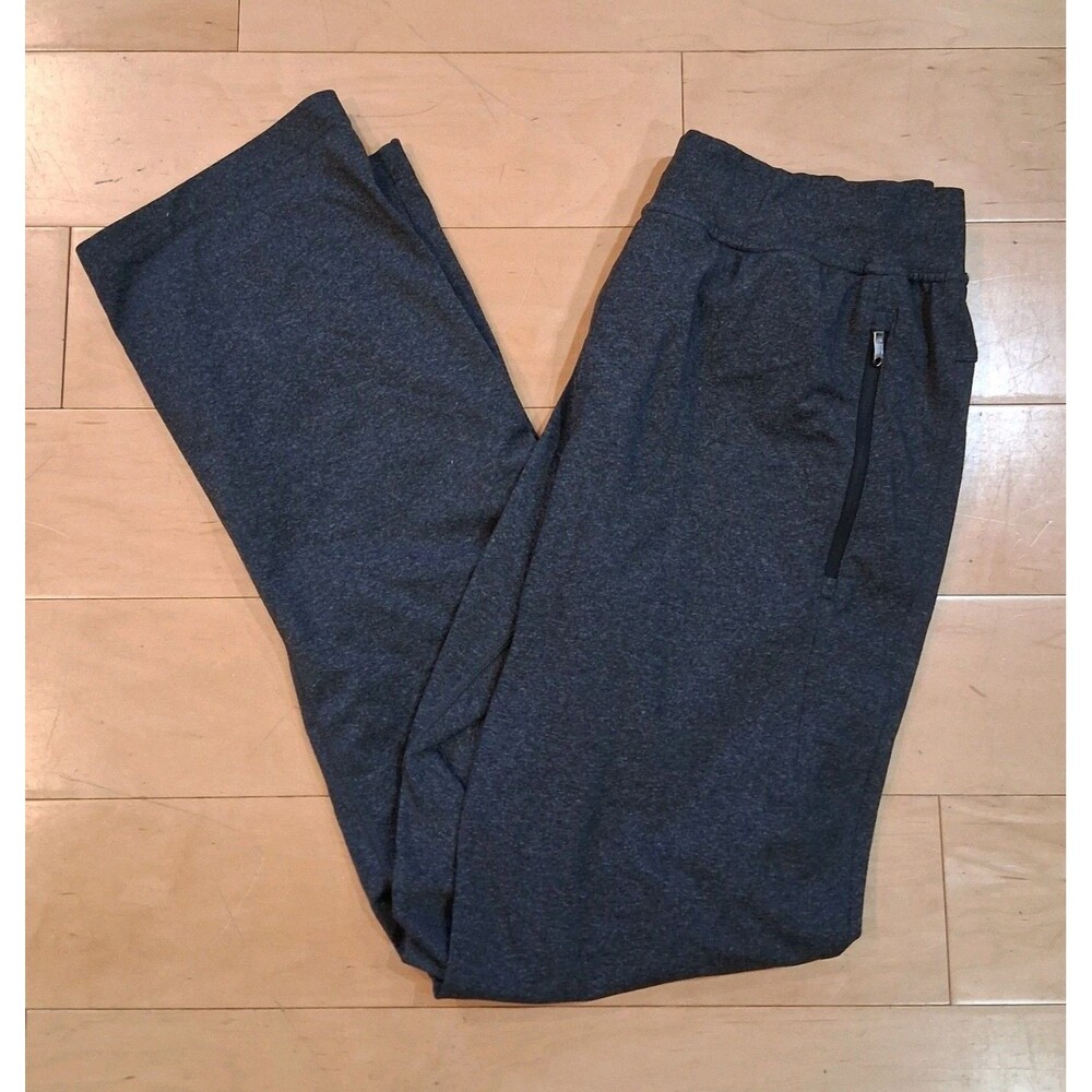 Lululemon Kung Fu Pants Men’s L Charcoal Gray Straight Leg Stretch 31x31 Sporty